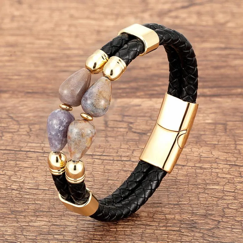 New Fashion Jewelry Men's Real Leather Charm Bracelet - China Bracelet and Charm  Bracelet price | Made-in-China.com
