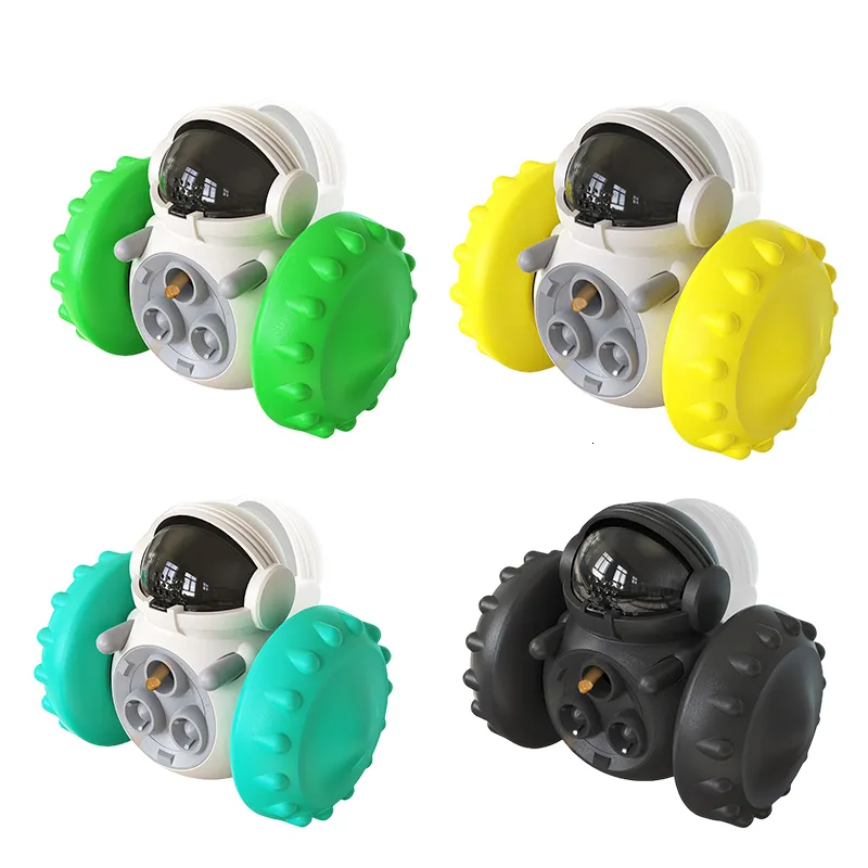 Treat Interactive Dog Toys,Tumbler Robot Dog Treat Puzzle Toys