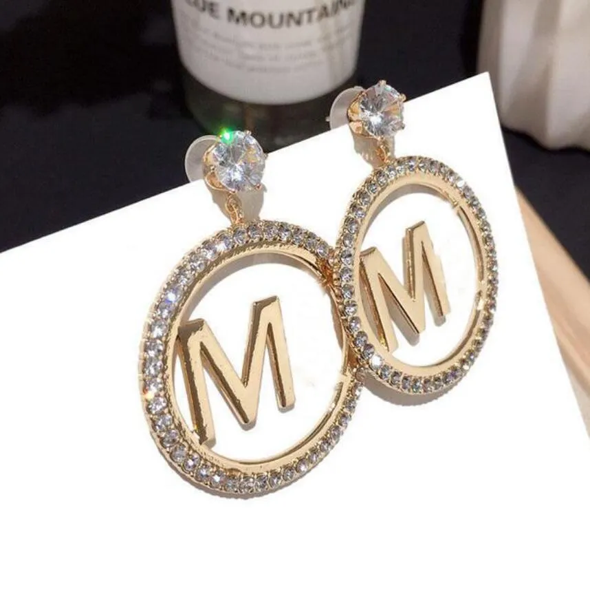 Wholesale 20 Styles Stud Earrings Famous Brand Letter Designer