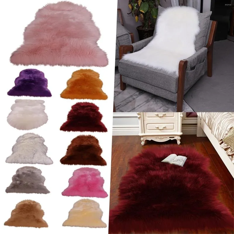 Tappeti Coperte decorative per letto Tappeti morbidi Camera da letto Tinta unita Tappeto peluche Ufficio Casa Soffice Area Getta fuori dal treno Coperta per ragazzi