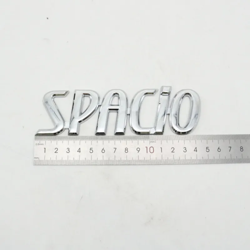 Toyota Spacio Funcargo Rear Trunk Logo Silver Sticker Tailgate ...