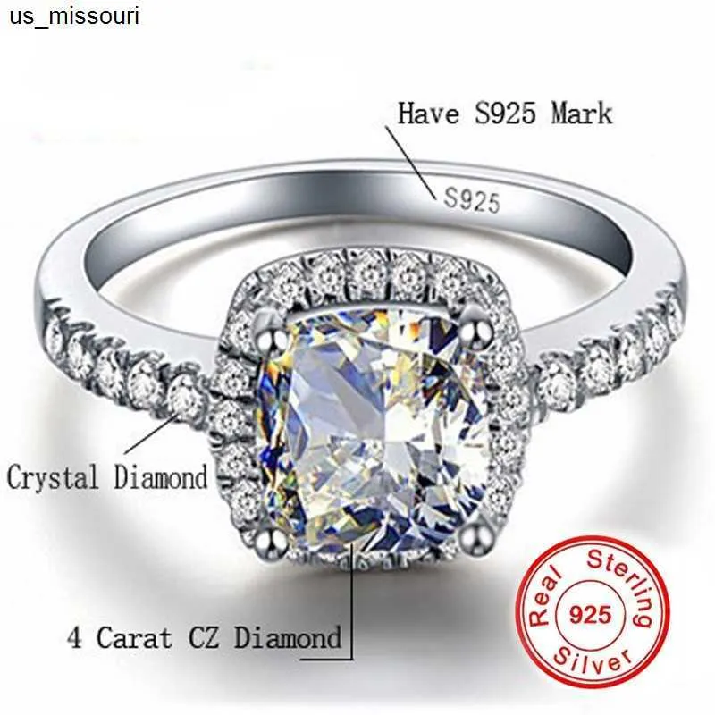 Galaxy 925 Sterling Silver Ring With Cz Crystal For Women Luxury_voghion.com