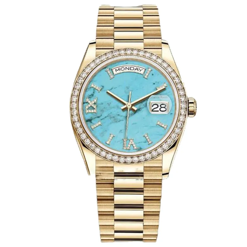 Mens Watch Designer Watches Montre de Luxe Watch Diamond Waterproof 50m 904l Rostfritt stål 2813 Rörelse med romerska siffror Silviga urtavlor Dhgate Dhgate