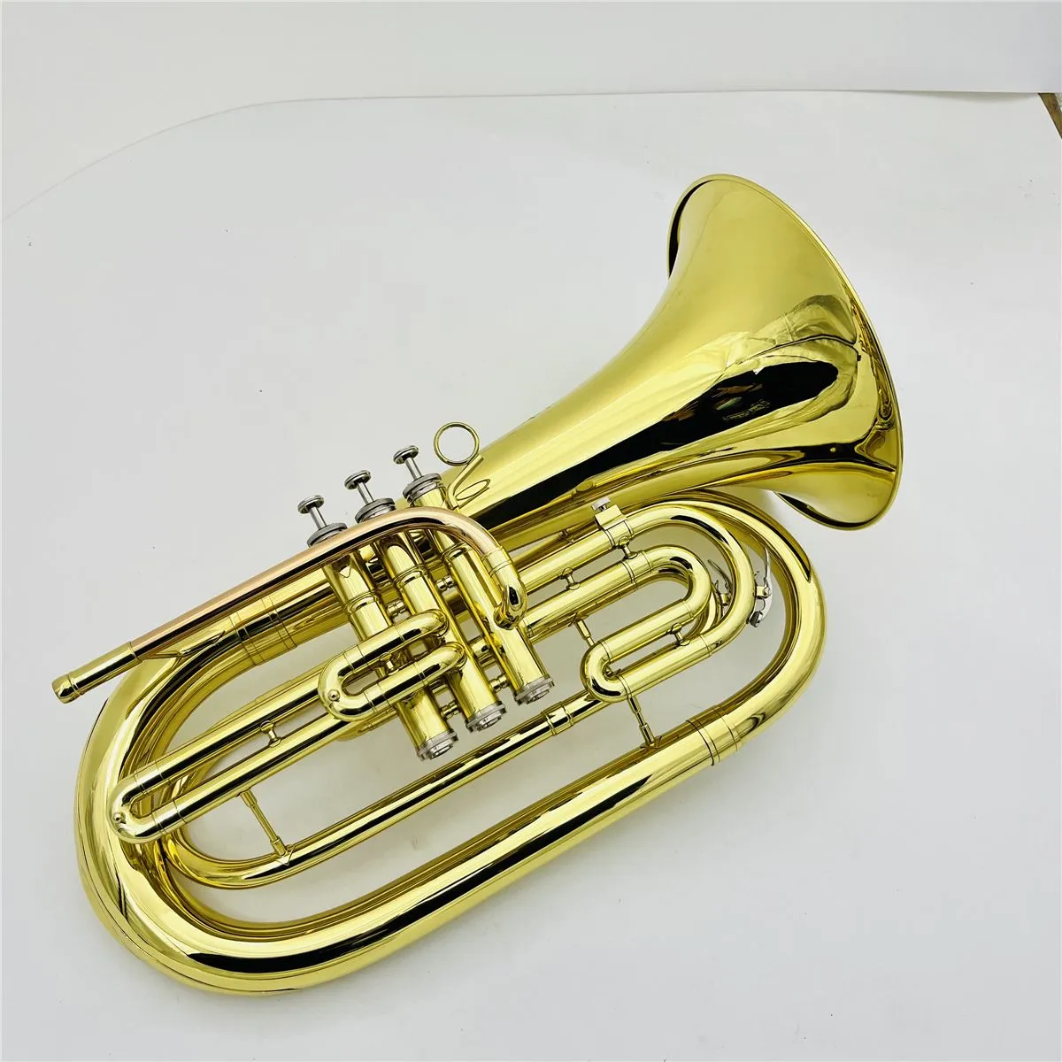 Real Pictures Trombone BB Маршинг баритона латунный никелевый профессиональный музыкальный инструмент с бесплатной доставкой корпусов