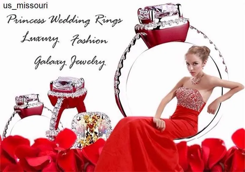 Galaxy 925 Sterling Silver Ring With Cz Crystal For Women Luxury_voghion.com