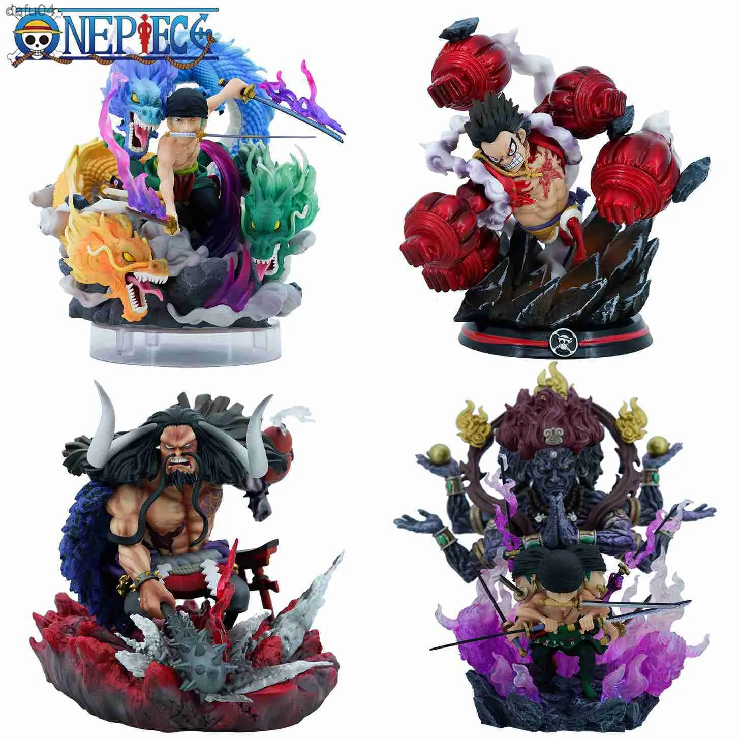 Anime manga tek parça anime q versiyon aksiyon figürü oyuncaklar luffy kaidou zoro manga garaj kitleri figürinler model oyuncaklar çocuklar için hediye l230522