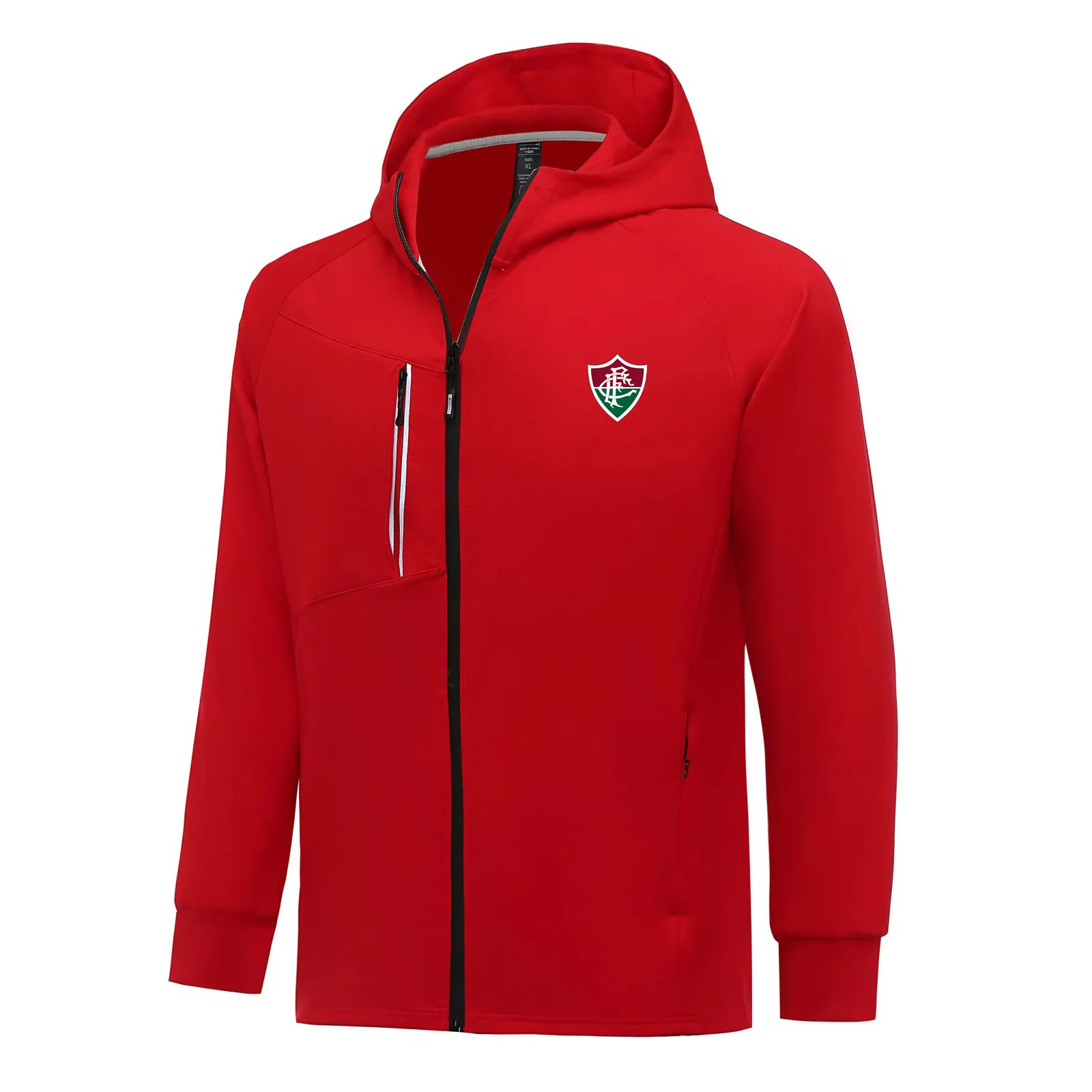 Fluminense FC hommes vestes automne manteau chaud loisirs en plein air jogging sweat à capuche fermeture éclair complète à manches longues veste de sport décontractée