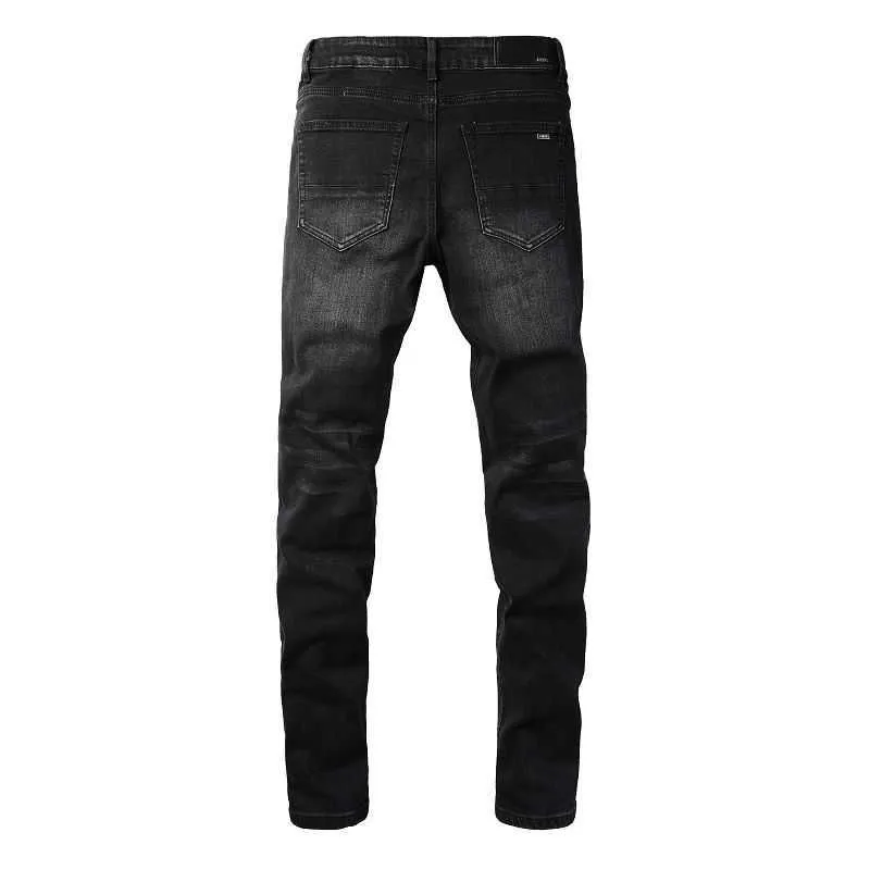 Trendy Mens Patchwork Jeans - High Street Style, Slim Fit