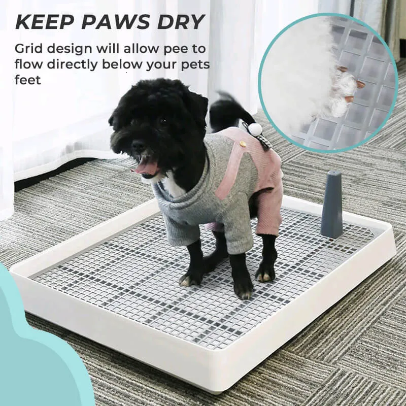 Other Dog Supplies Portable Dog Training Toilet Indoor Poppy Potty Toilet  For Small Dogs Cats Litter Box Puppy Pad Holder Tray Pet Supplies 230520  From Hu10, $17.91