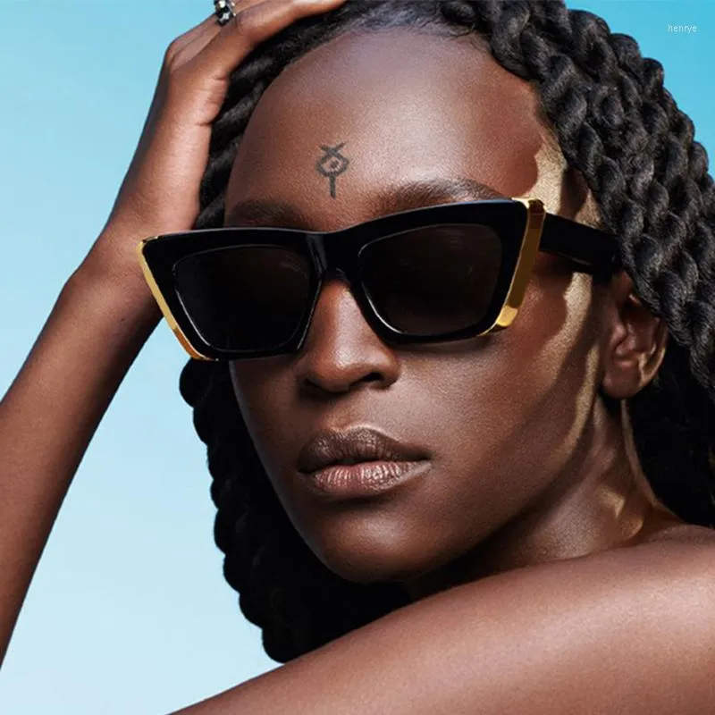 Gold side sunglasses deals