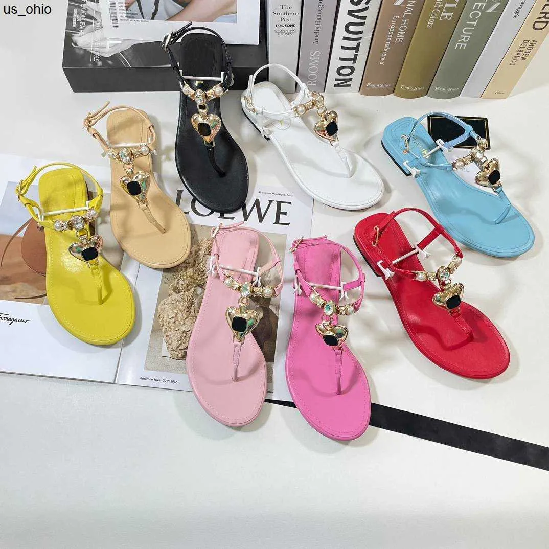 Sandaler Designer Sandaler Summer Plus Size Night Club Party Heel Sandals Shoes Women Flip Flops Y230317 J0523