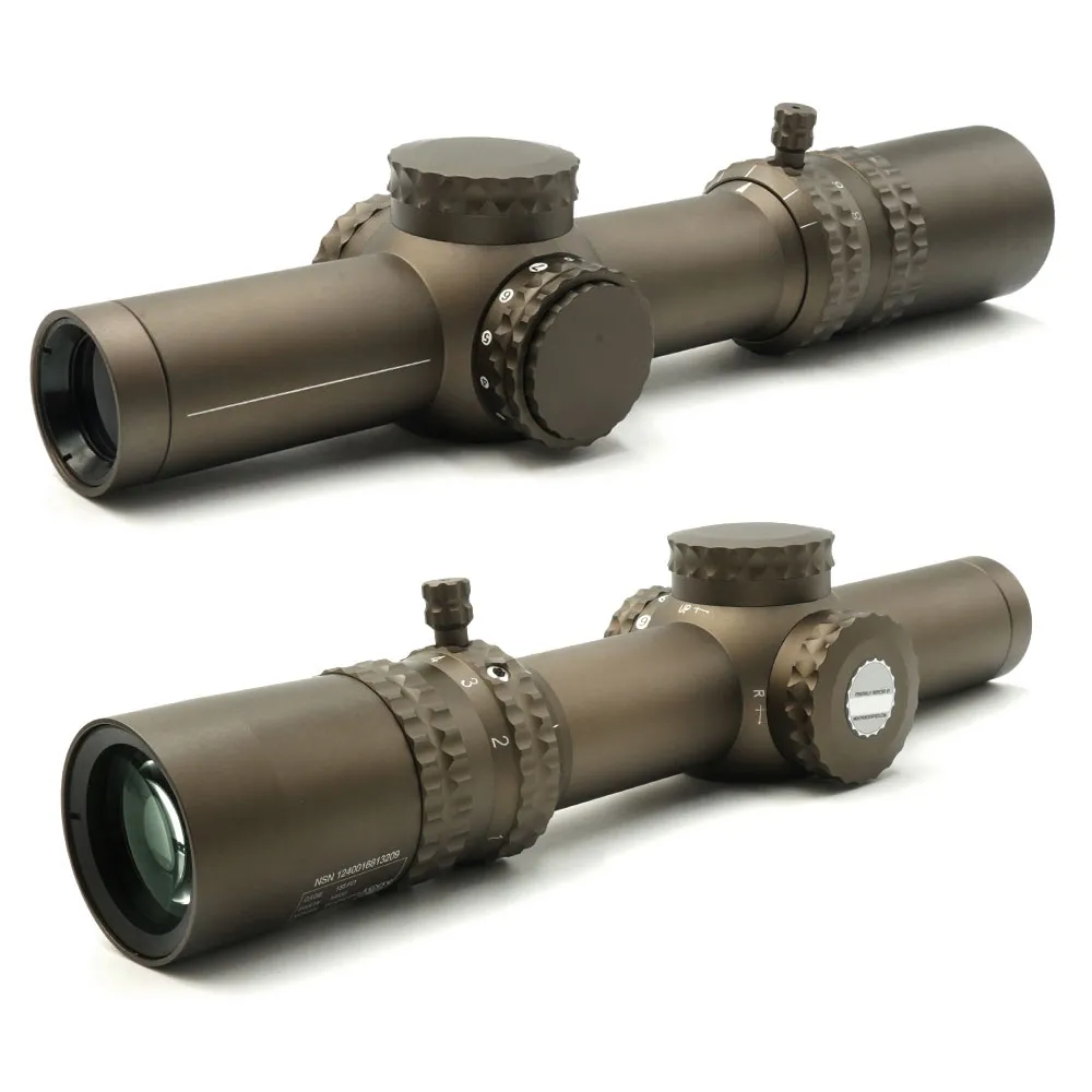 SpecprECION TACTICAL 1-8X FFP 34mm LPVO Riflescope F1 MIL Spec Reticle First Focal Plan Compact and Lightweight Riflescope