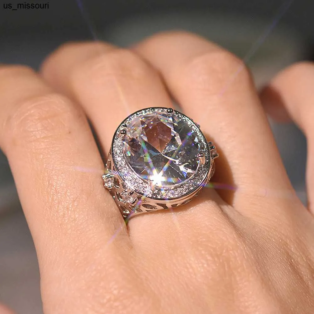 Vintage Aquamarine Emerald Zircon Ring Luxury Designer Jewellery_voghion.com