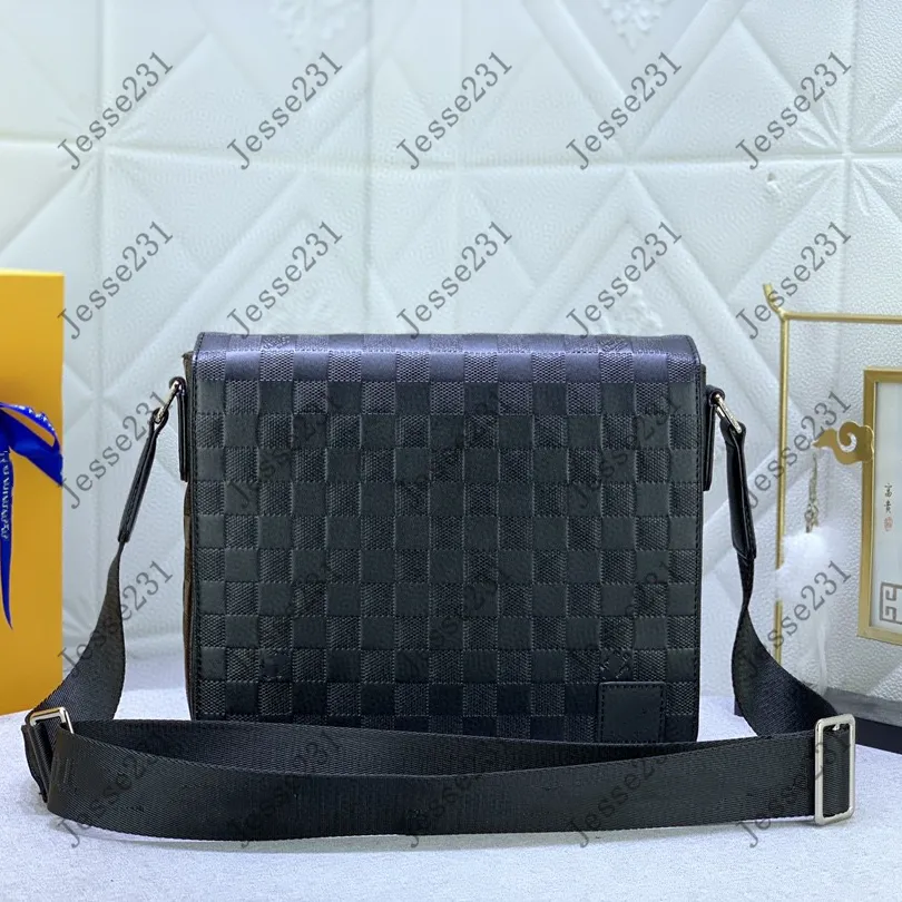 7A Borse firmate in vera pelle di qualità mens luxurys district borse PM Borse a tracolla Cross body Borsa a tracolla Valigetta Messenger Borse zaino 26 * 20 * 7CM