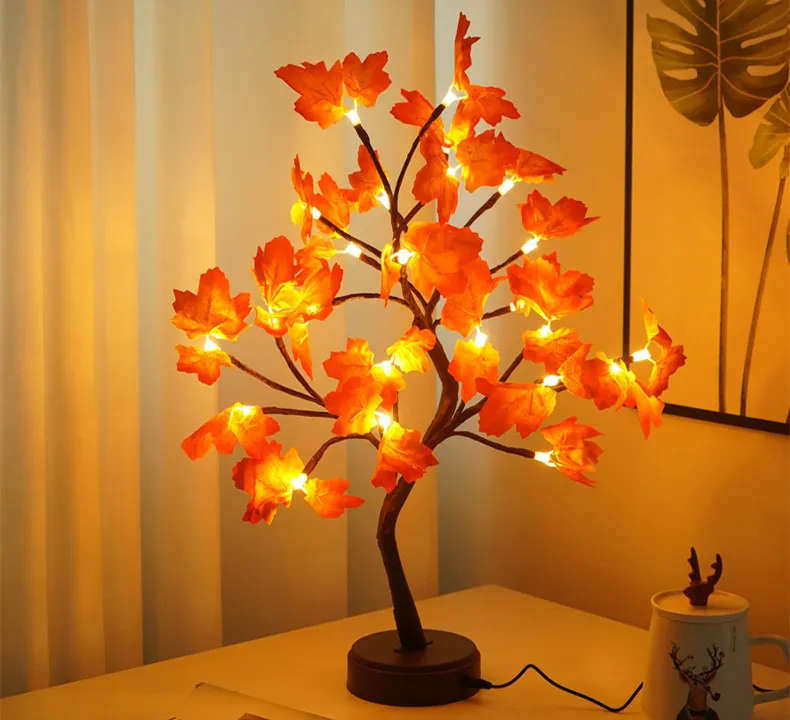 Bonsai Tree Night Light, Table Lamp for Living Room Decor, USB Christmas  Lights Floor Lamp for Bedroom Lamps, Warm Lights Bedside Lamp for Room  Decor