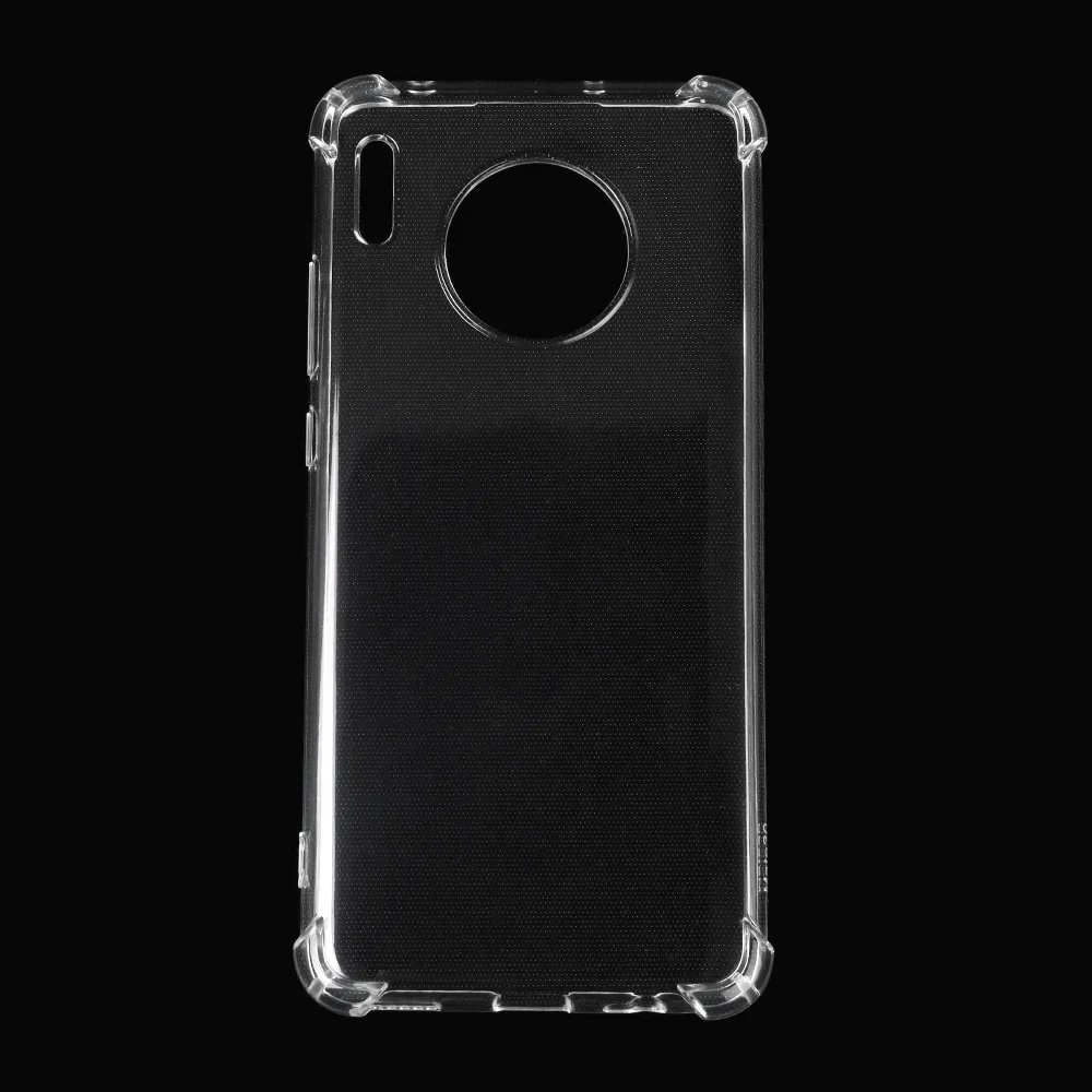 Przezroczysty miękki telefon TPU Case Clear Shockproof Cover Case for Huawei Mate 40 Pro Plus 40e P20 Lite Nova 11 6 SE Honor Play 9a X7 50 9 Pro Magic 5 Pro