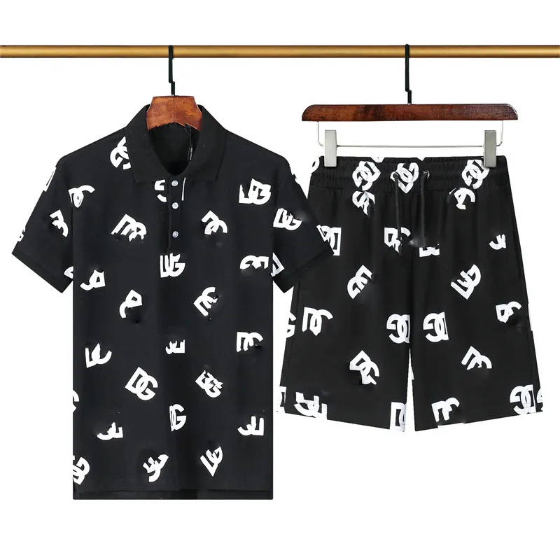 メンズTシャツサマースーツTシャツパンツレディースデザイナーシャツプリントレターブラックブルーホワイトファッションスポーツコットンビーチショーツ半袖サイズKG17