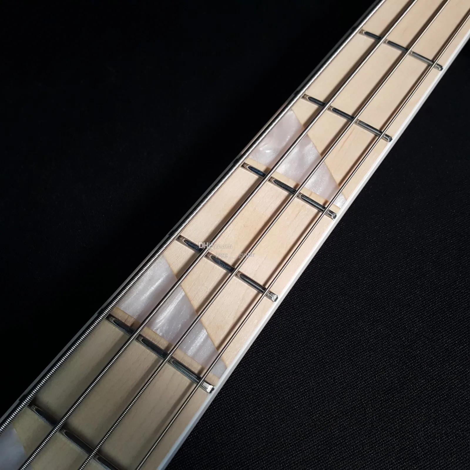 Bass Guitar 4 Strings Translucent Walnut Vintage Style