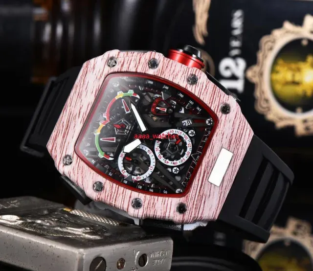 Orologio da uomo nuovo Orologio sportivo casual Design elegante del quadrante Orologio al quarzo con cinturino in silicone resistente allo sporco 138