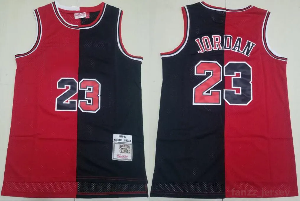 Michael jordan split jersey on sale