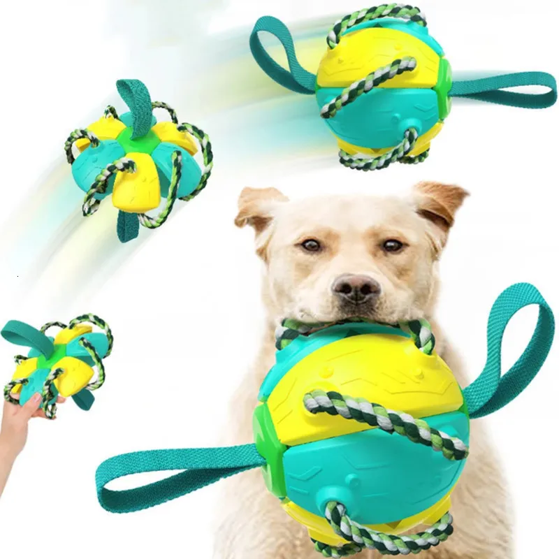 Foldable Interactive Soccer Ball For Puppies Ideal For Outdoor