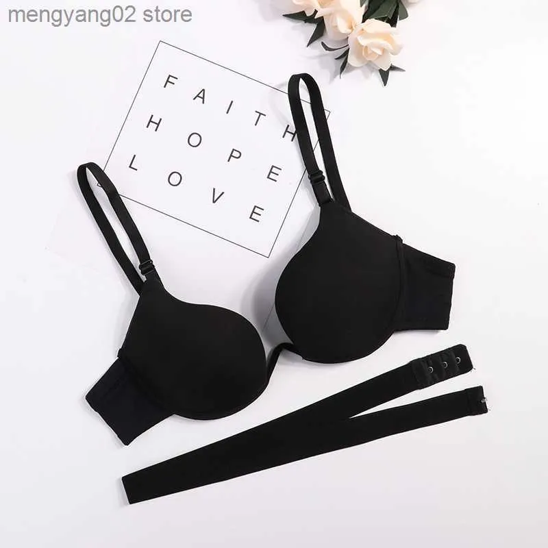 Breathable U Low Cut Push Up Bra For Women Sexy Lingerie Bra And