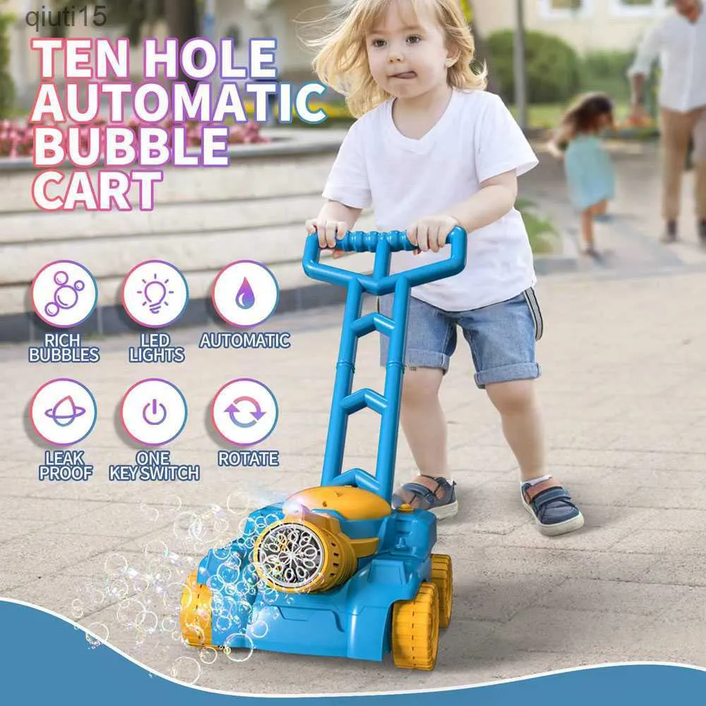 Gun Toys Automatic Lawn Mower Bubble Machine Weeder Shape Blower