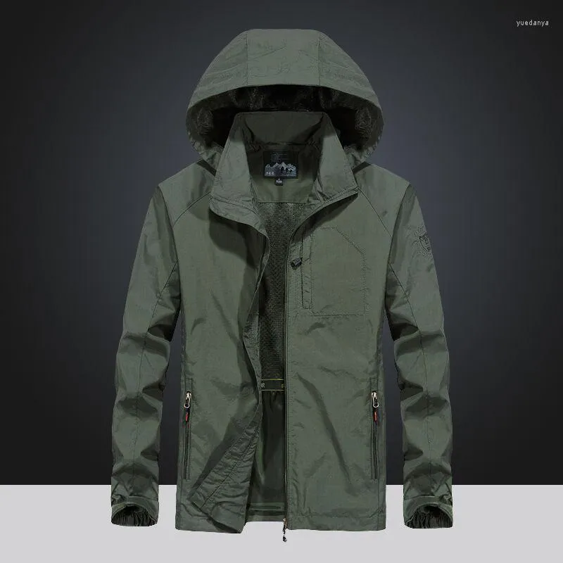 Herrenjacken Herrenmantel Frühling Und Herbst Dünne Lose Outdoor-Tooling Windjacke Lässige Hübsche Junge Jacke Herren Winter