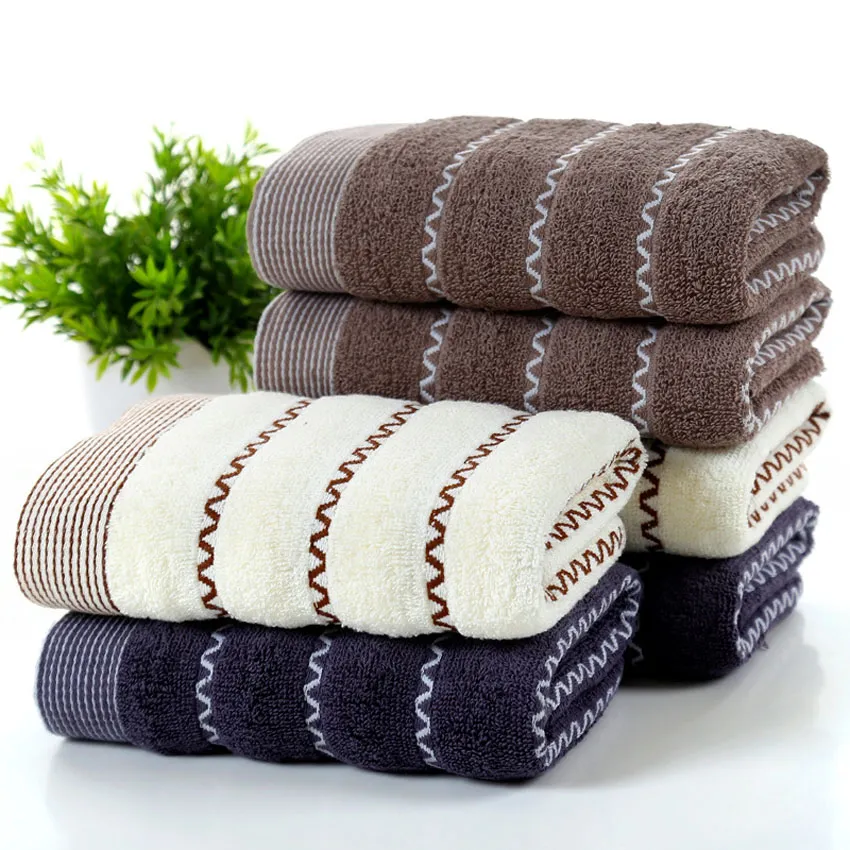 Soft Towel Set Stripe Spa Beauty Face Towel Cotton For Adults Kids Bath Shower Hand Towel Home Hotel Serviette De Bain Handtuch From 978 89 DHgate