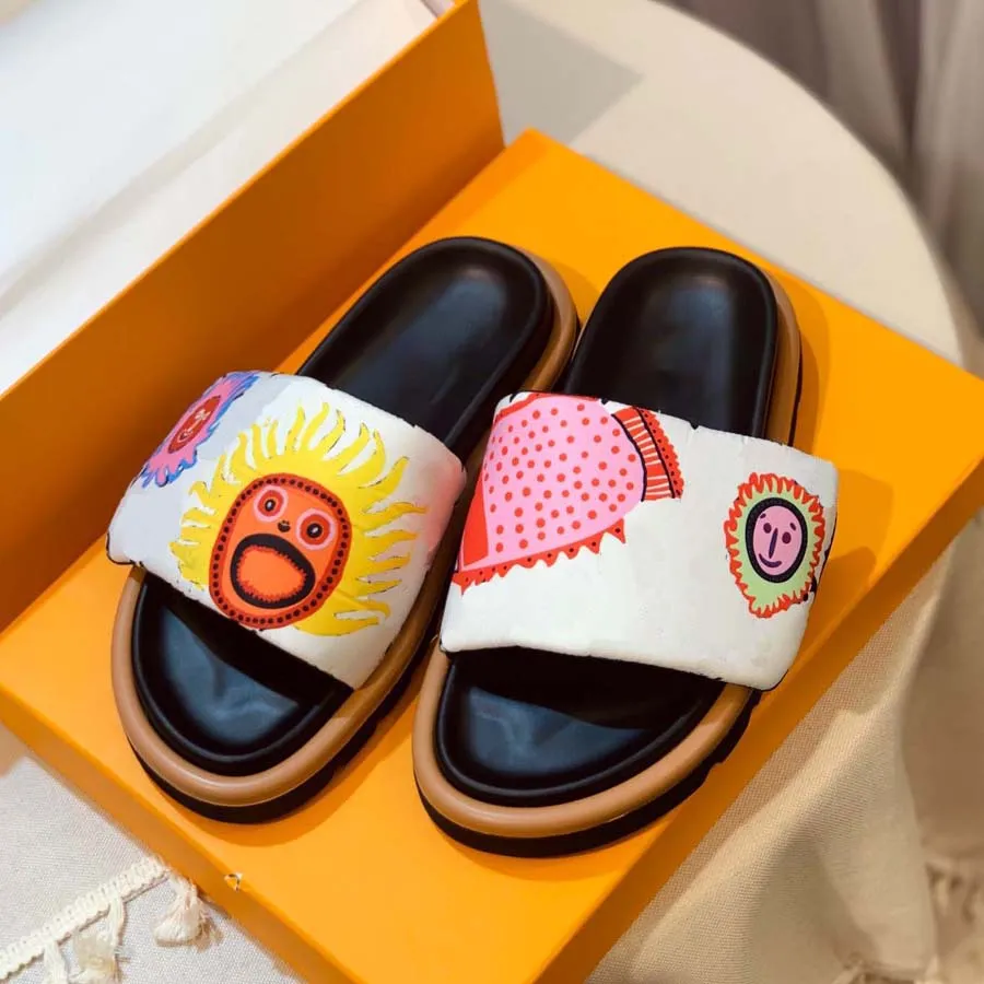 Designer leather slides best sale
