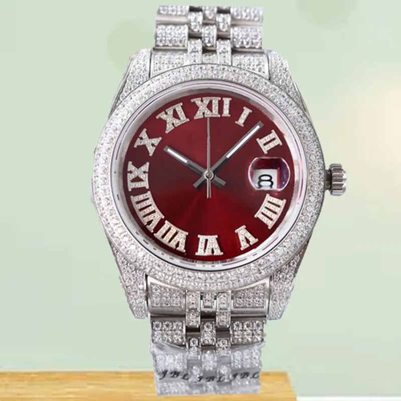 Diamond Luksusowe zegarki kobiety Dekoracja mody 36 mm 40 mm różowy wybór żółta złoto bransoletka ze stali nierdzewnej składanie zapięcie automatyczne zegarek ze zegarem z pudełkiem