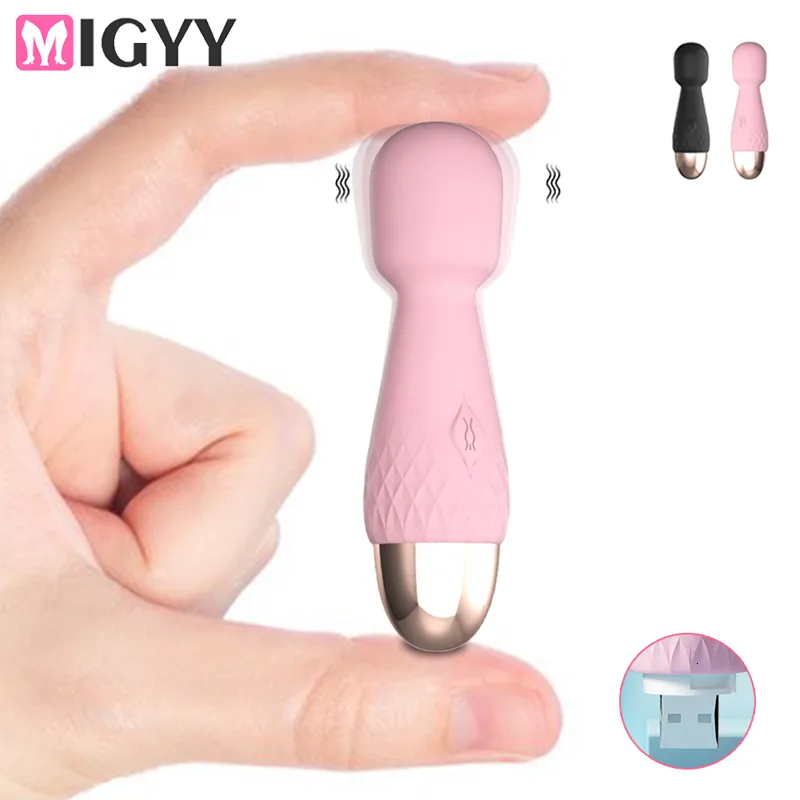 Vibrators mini Wand Vibrator vrouwelijke clitorale stimulator av stick goint massager vrouwelijke masturbator vrouwelijk seks speelgoed 230520