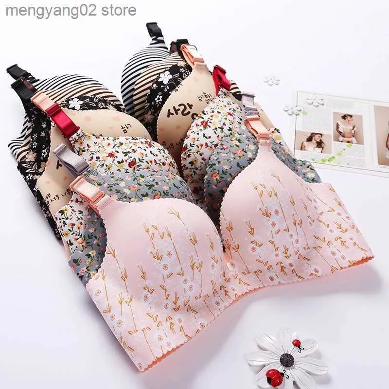 Seamless Flower Print Nylon New Bra Style 2022 Adjustable, Sexy, And  Comfortable Lingerie For Women Prevent Sagging One Piece Underwear T230522  From Mengyang02, $8.88