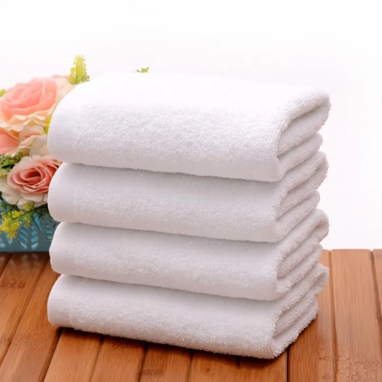 5 teile/los Gute Qualität Billig Gesicht Handtuch Kleine Handtuch Handtücher Küche Handtuch Hotel Weiß Baumwolle Handtuch