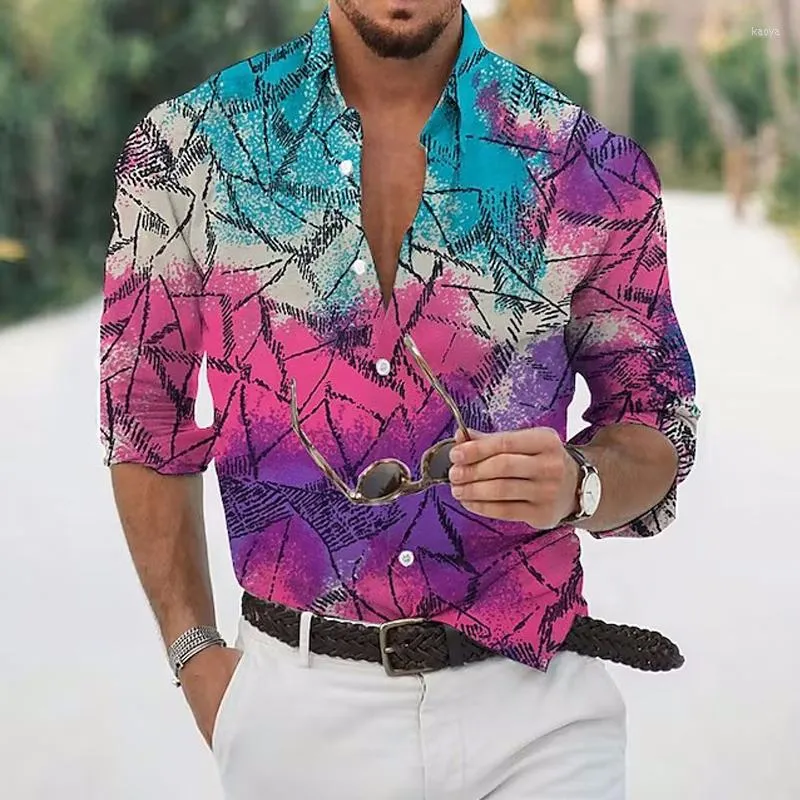 Camicia a fiori uomo manica lunga store