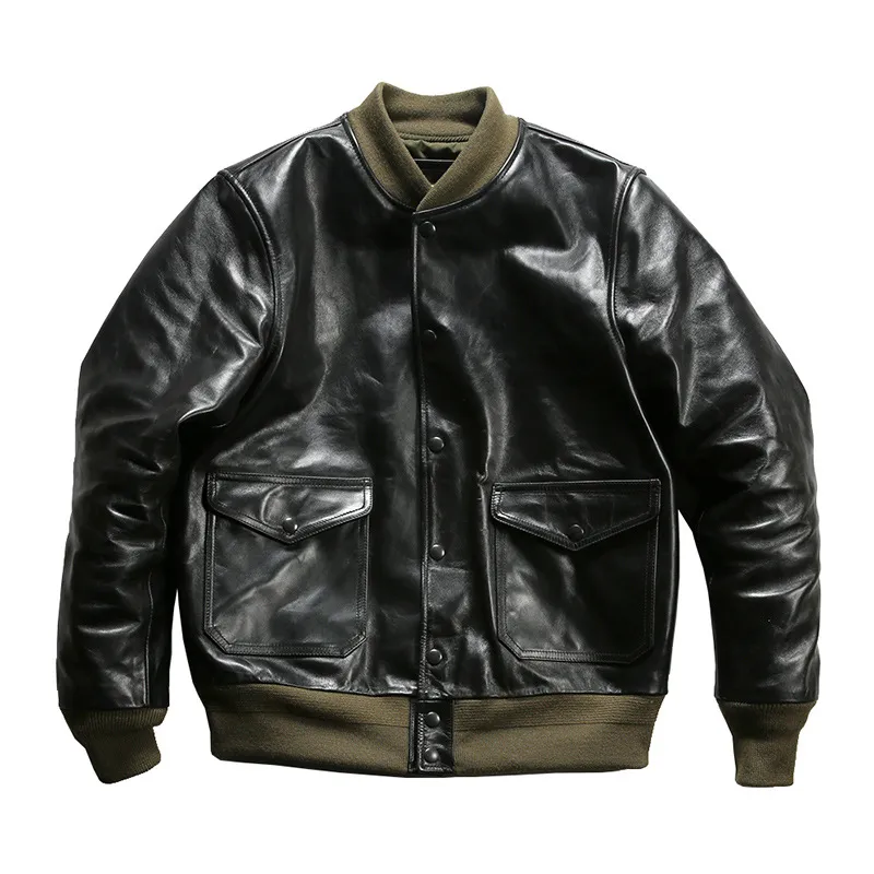 Mens leather jacket clearance xxxl