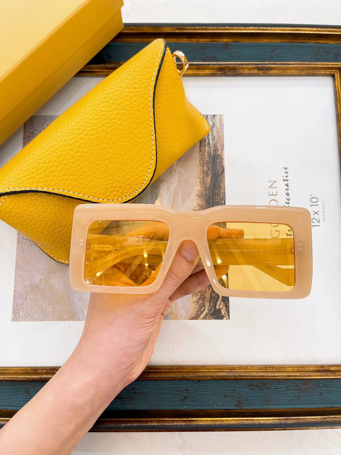 Louis Vuitton Gafas De Sol Cuadradas De Moda Para Mujer