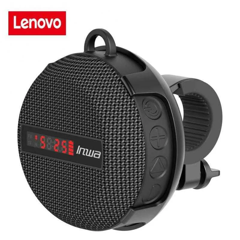 Alto-falantes de telefone celular Bicicleta LED Display Digital Sem Fio Bluetooth Speaker Portátil Coluna Ao Ar Livre IPX65 Subwoofer À Prova D 'Água Mão Livre Z0522