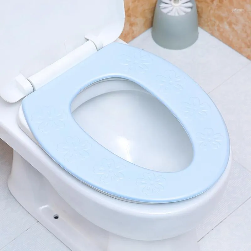 Туалетная сиденья покрывает водонепроницаемое покрытие EVA Зимние теплое домашнее ванная комната для взрослых детей малышей