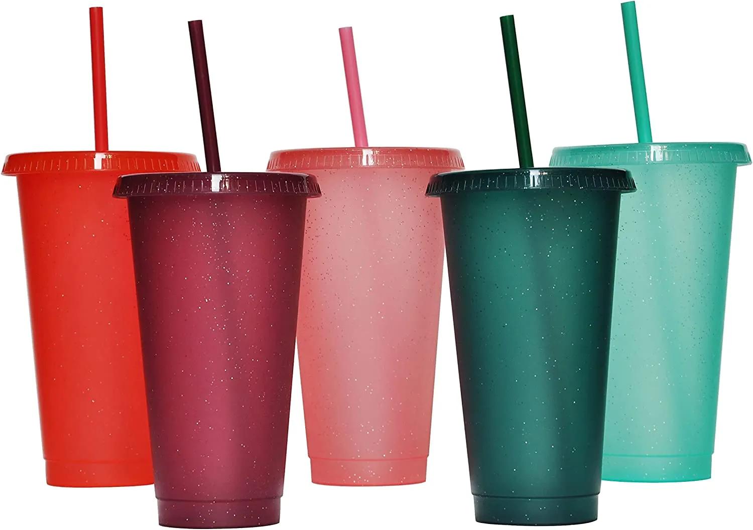 Suertestarry Reusable Bulk Tumblers With Straws With Straw And Lid