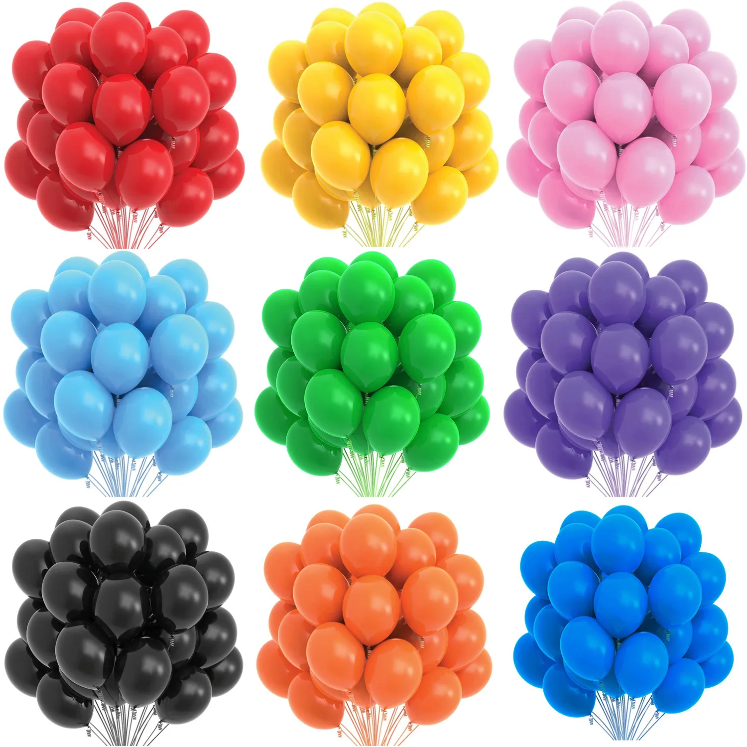 Autres fournitures de fête d'événement 1020pcs1012inch or noir rose ballons en latex décor d'anniversaire adulte décoration de mariage hélium Globos bébé douche ballon 230522