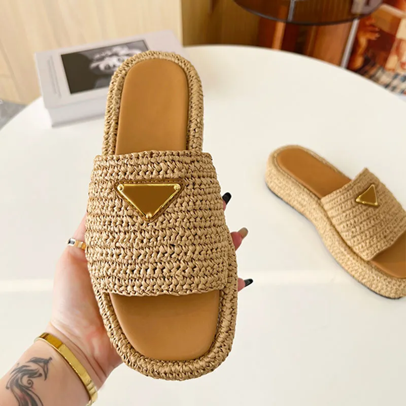 Raffia flatforms shop