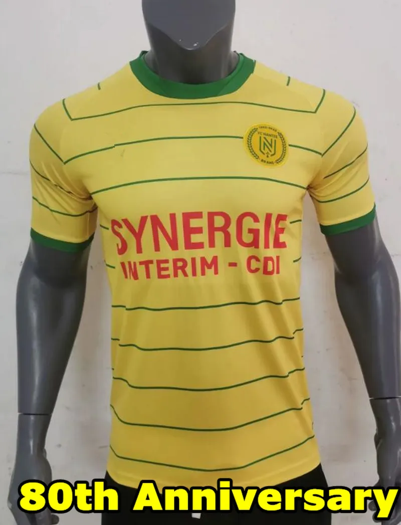 80th Anniversary FC Nantes 2023 Special soccer jerseys BLAS DELORT SIMON VICTOR MERLIN CHIRIVELLA MOUTOUSSAMY football shirt