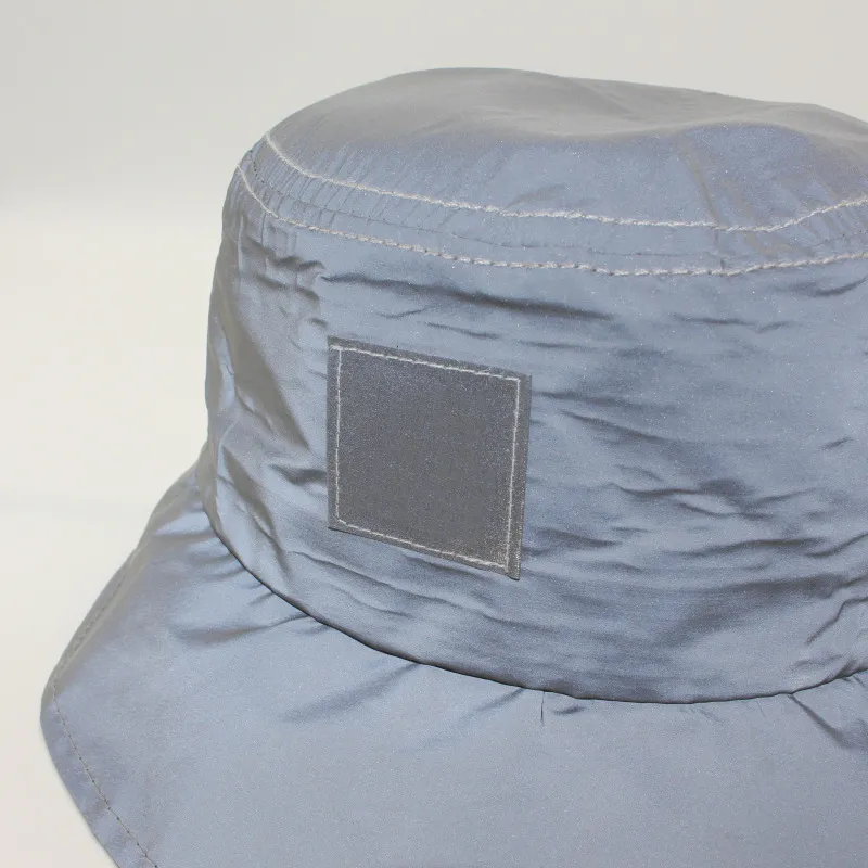 Полностью полностью отражающая ткань ночная безопасность дорожного рыбака шляпа с печатью бейсбол