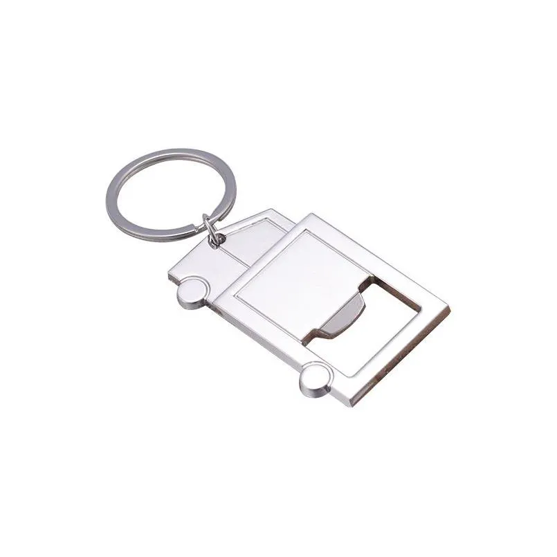 Metal Truck Bottle Keychain Gate Opener Remote Creative Promotional