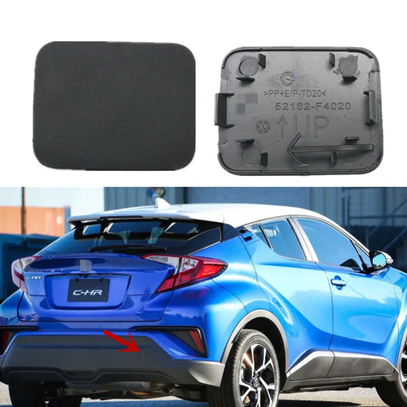 Car Rear Bumper Tow Hook Cover Cap For Toyota C HR CHR 2016 2017