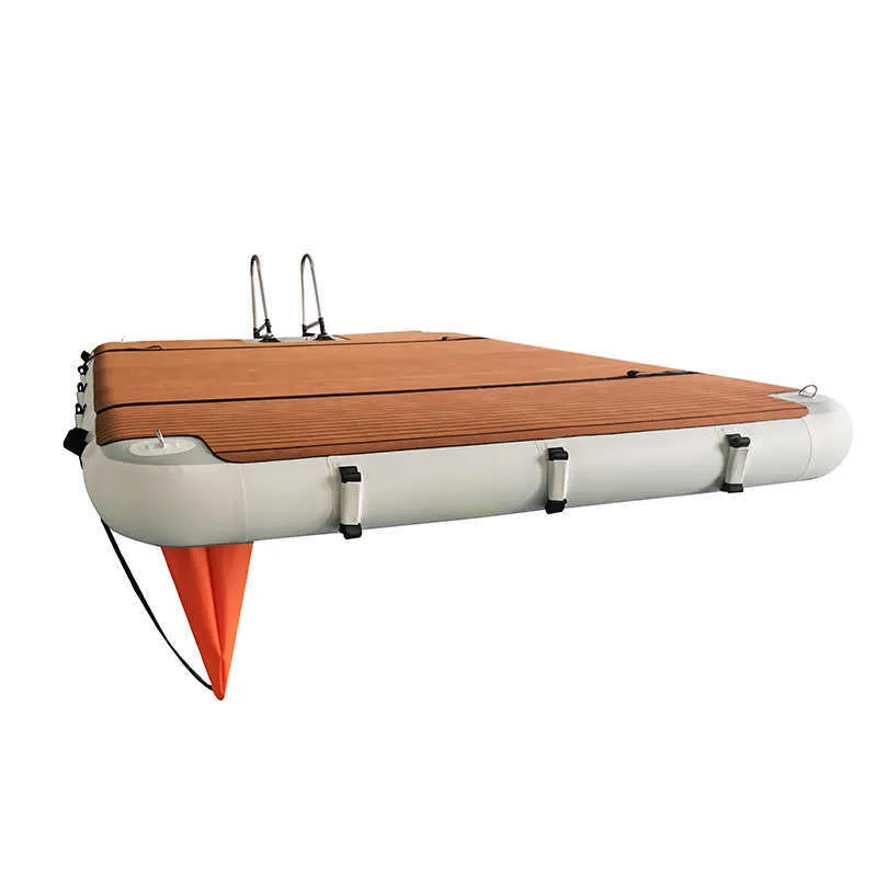 Inflatable Dock Floating Bed Platform, Water Inflatable Dock