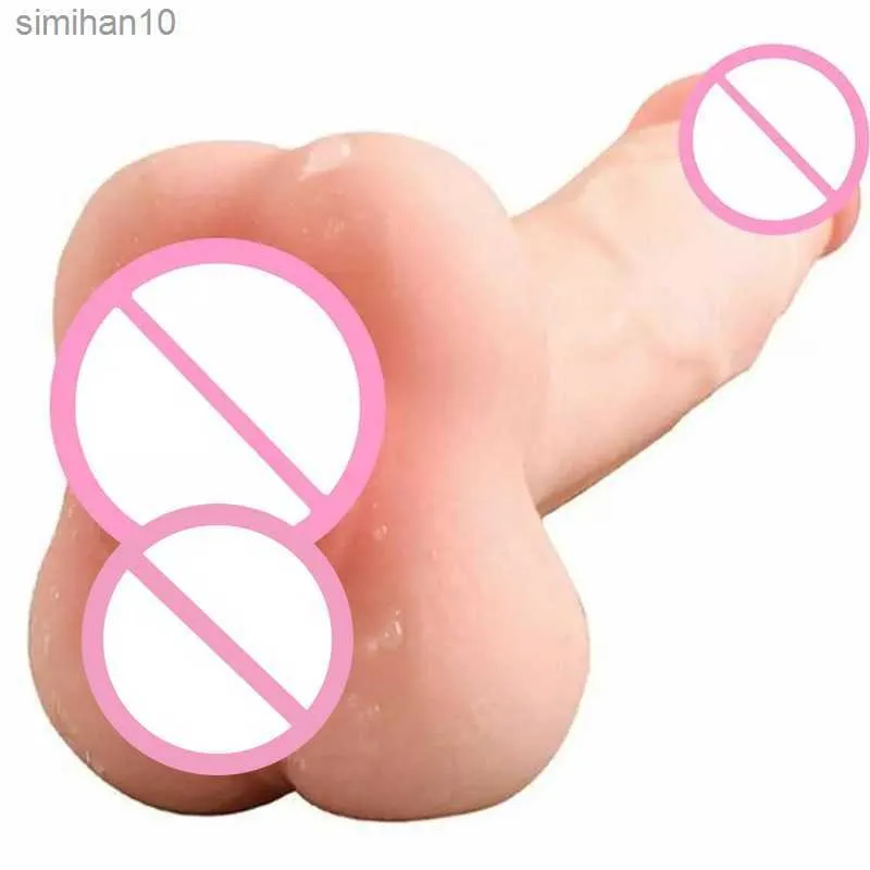Masturbators manlig vagina mjuk dildo anal gay sex leksaker riktig penis onani gay vuxen 18 gummi röv kuk l230518