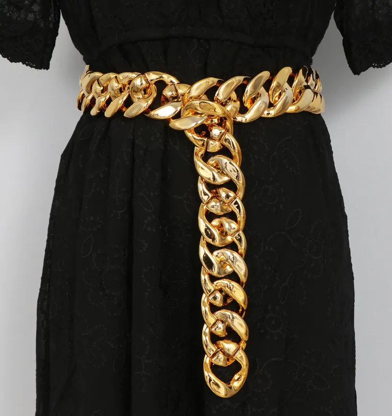 Waistband Jewelry: Fashion Chain Belt, Punk Belts For Women