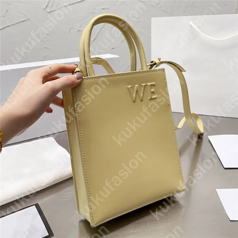 Mens Luxurys Tote Bag Womens Designer Tote Bags Luxury Shopping Bag Brand Letters Crossbody Bags Sacs à main en cuir véritable 2 tailles
